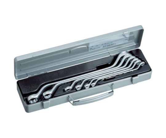 TONE ロング両口めがねレンチセット（45°） 6点セット 2.2kg 2700M 1セット(6丁入)