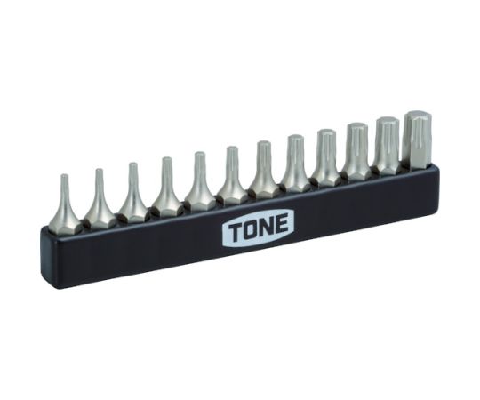TONE オフセット式ラチェットドライバー用ビット トルクスプラスビットセット 12点セット BTIP12S 1セット