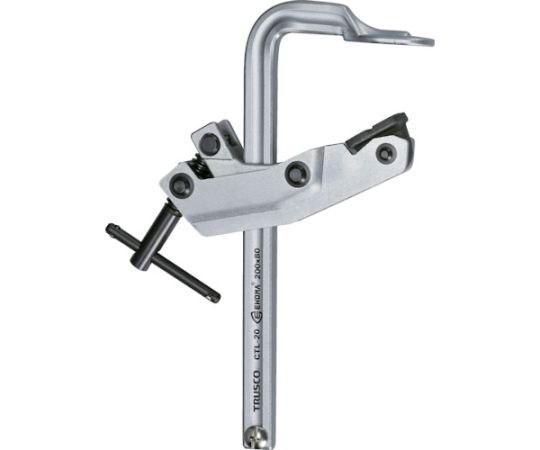 店内全品ポイント5倍★要エントリー★トラスコ中山 カンチレバー型クランプ 開き200mm CTL-20 1丁｜Shop de clinic店