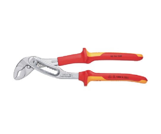 店内全品ポイント5倍★要エントリー★KNIPEX 1000V絶縁ウォーターポンププライヤー アリゲーター 250mm 8806-250 1丁｜Shop de clinic店