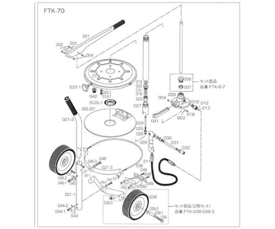 店内全品ポイント5倍★要エントリー★トラスコ中山 ハンドルブリケーターFTK-70用 キャリー FTK-021 1個｜Shop de clinic店