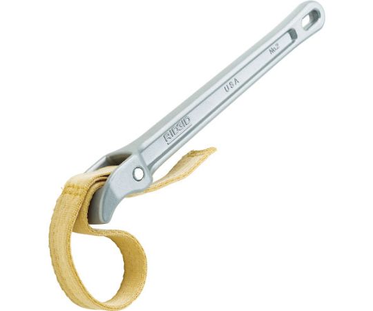 RIDGID ストラップレンチ No.2 鋼管用 ロングストラップ600mm 31350 1丁
