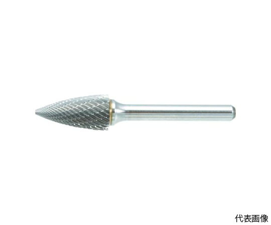 店内全品ポイント5倍★要エントリー★トラスコ中山 超硬バー　トンガリ型　Φ19X刃長25X軸6　シングルカット TB4C190S 1本｜Shop de clinic店