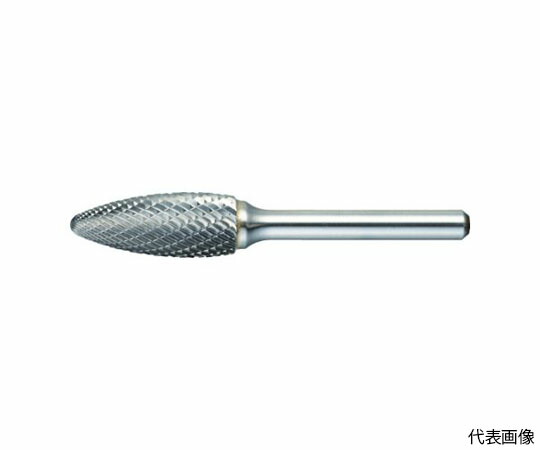 トラスコ中山 超硬バー　楕円型　Φ19X刃長41X軸6　シングルカット TB51C190S 1本 10,424円