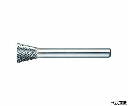 トラスコ中山 超硬バー　逆テーパー型　Φ19X刃長16X軸6　ダブルカット TB52C190 1本 6,107円
