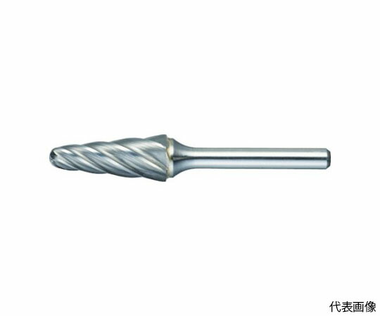 トラスコ中山 超硬バー　テーパー（先丸）　Φ16X刃長30X軸6　アルミカット TA7C160 1本