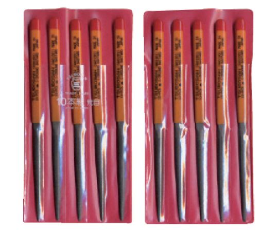 ツボサン 組ヤスリ　10本組　半丸　荒目 HA010-01 1セット(10本入)｜Shop de clinic店