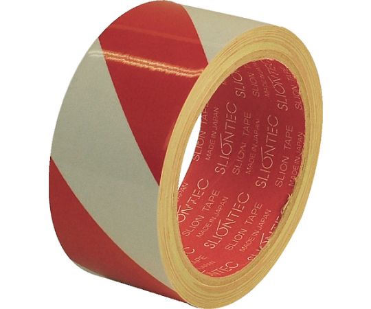 マクセル 危険表示用反射テープ　90mm×10m（赤/白） 965100-RW-00-90X10 1巻