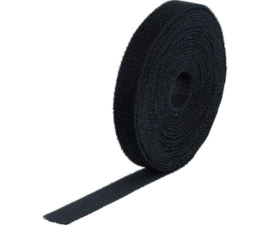 トラスコ中山 マジックバンドR結束テープ　両面　黒　20mm×25m MKT-20250-BK 1巻