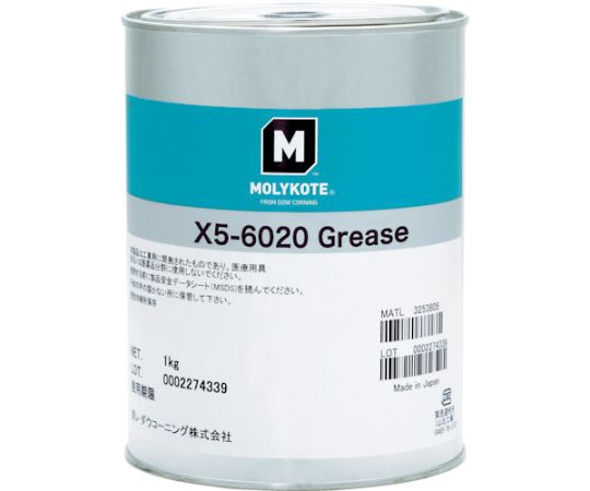 店内全品ポイント5倍★要エントリー★デュポン・東レ・スペシャルティ・マテリアル 樹脂用　X5-6020グリース　1kg X5-6020-10 1缶｜Shop de clinic店