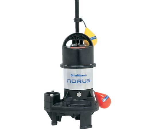 新明和工業 水中揚水機\"否ラス\"" 高役立つこと脂揚水機 吐きだす量100L/時間全揚程（50/60サイクル）3.9/3.9m CRS401DT-F40-0.15 1台"