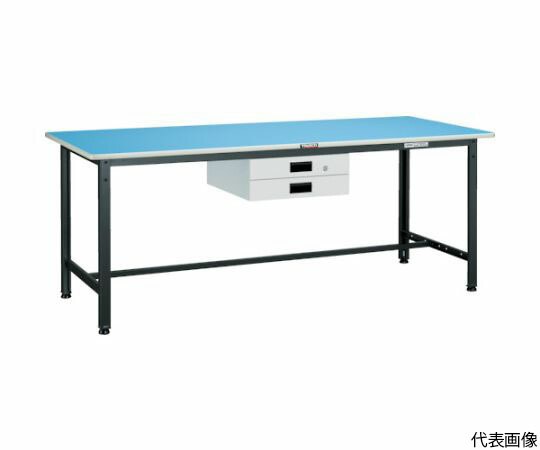 トラスコ中山 BE型軽さやり方台 1500X750 薄型2段引出付 BE-1575UDK2 1台