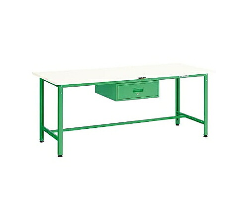 店内全品ポイント5倍★要エントリー★トラスコ中山 RAE型作業台 1500X750XH740 1段引出付 YG色 RAE1500F1YG 1セット|Shop de clinic店
