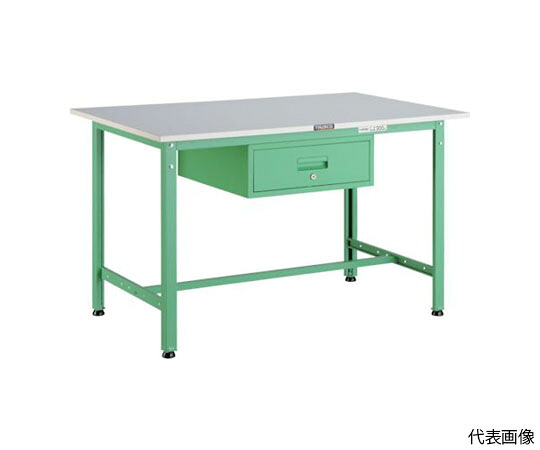 店内全品ポイント5倍★要エントリー★トラスコ中山 RAE型作業台 900X600XH740 1段引出付 YG色 RAE-0960F1 YG 1台|Shop de clinic店