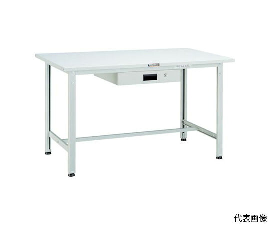 店内全品ポイント5倍★要エントリー★トラスコ中山 SAE型作業台 1800X750XH740 薄型1段引出付 W色 SAE-1800UDK1 W 1台|Shop de clinic店