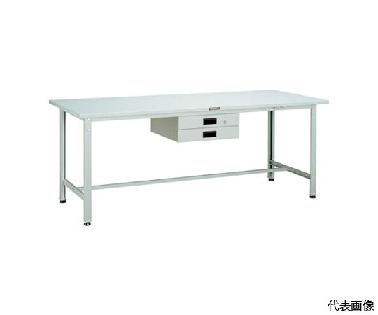 店内全品ポイント5倍★要エントリー★トラスコ中山 SAE型作業台 900X600XH740 薄型2段引出付 W色 SAE-0960UDK2 W 1台|Shop de clinic店