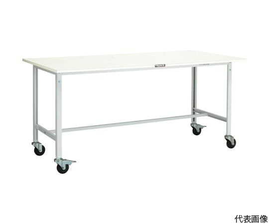トラスコ中山 AE型作業台　1800X750　φ100キャスター付　W色 AE-1800C100 W 1台