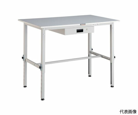 トラスコ中山 RAEM型高さ調節するやり方台 900X600 薄型1段引出付 W色 RAEM-0960UDK1 W 1台