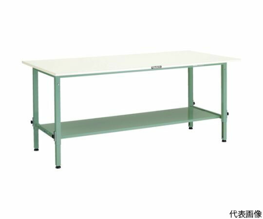 トラスコ中山 AEM型高さ調節するやり方台 1800X750 下棚2枚付 AEM-1800LT2 1台