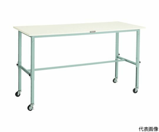 トラスコ中山 AEM型高さ合わせるやり方台 1800X900 75φ拷問台付 W色 AEM-1809C75 W 1台