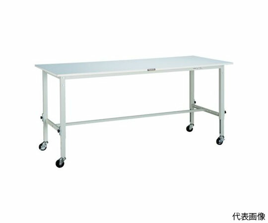 トラスコ中山 SAEM型高さ合わせるやり方台 1800X900 75φ拷問台付 W色 SAEM-1809C75 W 1台