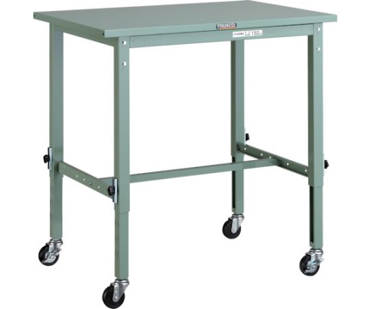 トラスコ中山 SAEM型高さ調節作業台　900X600　φ75キャスター付 SAEM-0960C75 1台