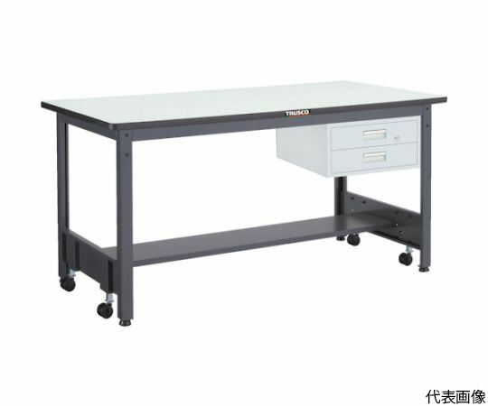トラスコ中山 CFWR型やり方台 1800X900XH740 2段引出付 CFWR-1890F2 1台