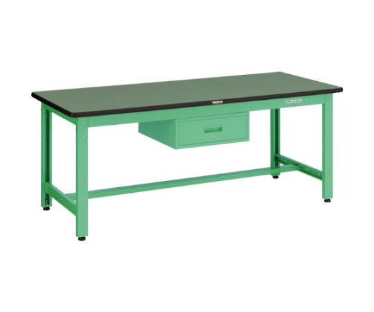 トラスコ中山 GWP型進め方台 1800X750XH740 1段引出付 YG色 GWP-1875F1 YG 1台