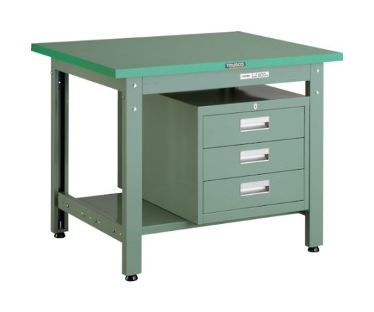 トラスコ中山 GWP型進め方台 900X750XH740 3段引出付 GWP-0975D3 1台