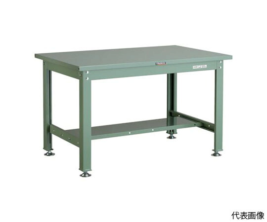 店内全品ポイント5倍★要エントリー★トラスコ中山 SHW型作業台 900X750XH740 緑 SHW-0975 GN 1台|Shop de clinic店