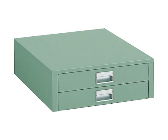トラスコ中山 UDC型御勤め台用引き出し 薄型2段 緑であること UDC-002 1個