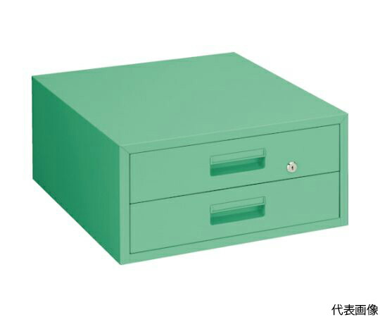 トラスコ中山 進め方台用抽き出し 2段 W色 F-2W 1個 医薬品・コンタクト・介護-その他