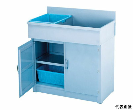 店内全品ポイント5倍★要エントリー★新光化成 塩ビ流し台　（2槽シンク） SN-120W 1台｜Shop de clinic店