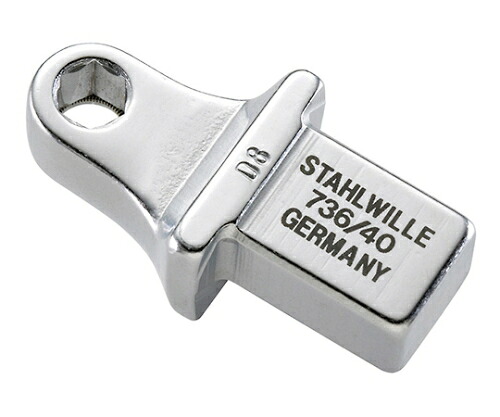 Stahlwille トルクレンチ差替ヘッド（５／１６”）　（５８２６１０４０） 736/40 1個 19,382円