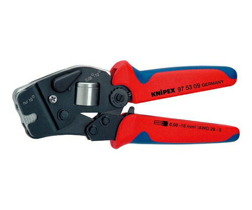 KNIPEX ワイヤーエンドスリーブ圧着ペンチ（パッケージ入） 9753-09 1本