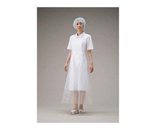 AITEX 打ち抜きPE前垂れ S（800枚入） AUPE-S 1入れもの(50枚×16袋入)