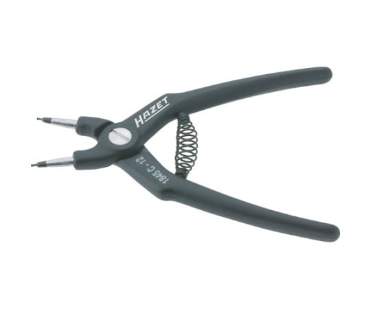 HAZET スナップリングプライヤー（穴用） 爪先端径1.3mm 1845C-12 1丁
