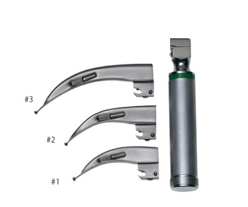 日本フリッツメディコ 喉頭鏡 マッキントシュ 3点仕掛ける Z159-1852 1仕掛ける(3個入) その他-DIY・工具
