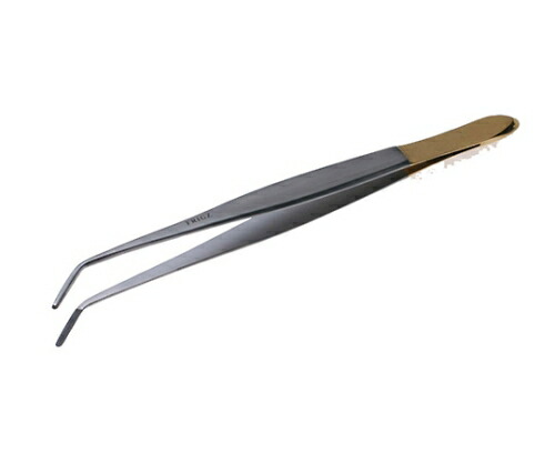 日本フリッツメディコ T/Cクッシング ピンセット角度付 18cm 0.5チップ付 A002-017C 1本