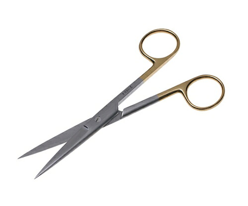 日本フリッツメディコ T/C外科剪刀　14.5cm　直　両尖 B021-014B 1個