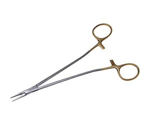 日本フリッツメディコ T/Cヘガールバスキュラー持針器　23cm　0.3チップ付 C008-023S 1個