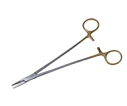 店内全品ポイント5倍★要エントリー★日本フリッツメディコ T/Cドベイキー持針器 23cm 0.4チップ付 C010-023X 1個|Shop de clinic店