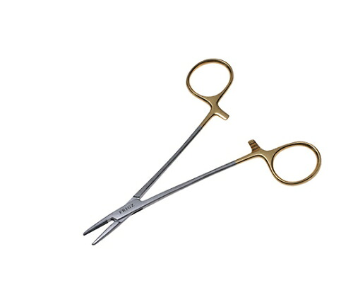 日本フリッツメディコ T/Cバームガートナー持針器 14糎 0.4心付け付 C006-014X 1個