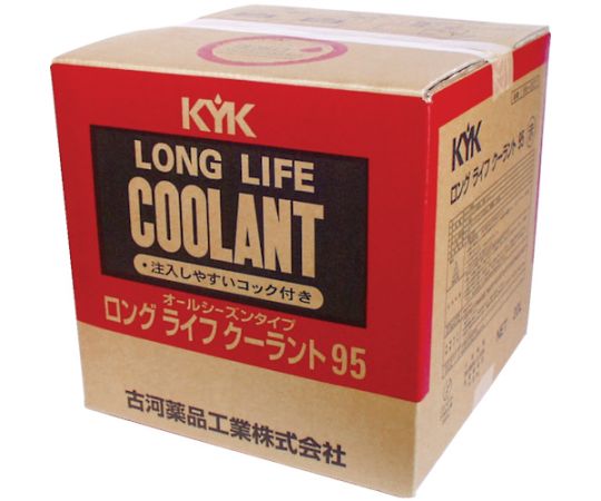 古河薬品工業 ワンタッチLLC95％JIS赤20L 56-207 1缶／箱