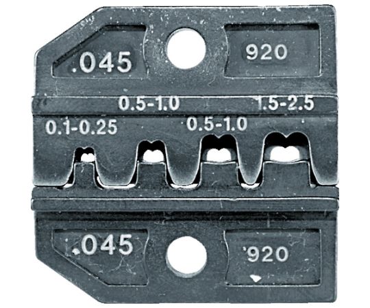 店内全品ポイント5倍★要エントリー★RENNSTEIG 圧着ダイス 624-045 オープンバレル平端子0.1-2. 624-045-3-0 1組|Shop de clinic店