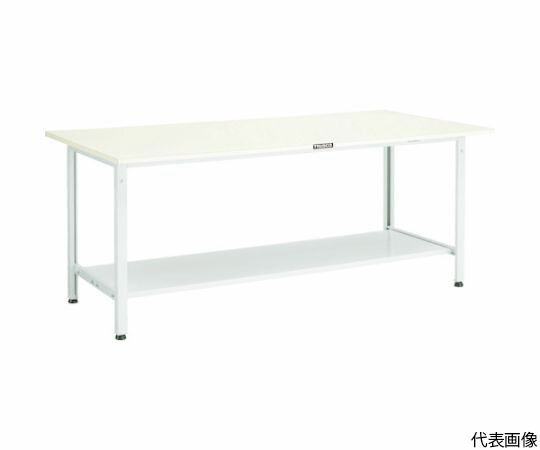 トラスコ中山 AE型作業台　900X600XH740　下棚2枚付　DG色 AE-0960LT2 DG 1台