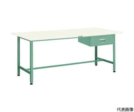 トラスコ中山 AE型やり方台 1800X900XH740 1段引出付 DG色 AE-1809F1 DG 1台
