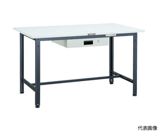 トラスコ中山 AE型やり方台 1800X900XH740 薄型1段引出付 W色 AE-1809UDK1W 1台
