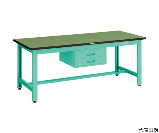 トラスコ中山 GWS型作業台　1800X900XH740　2段引出付 GWS-1890F2 1台