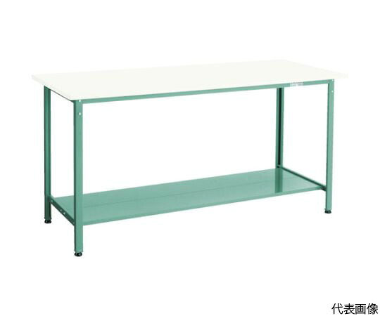 トラスコ中山 HRAE型御勤め台 900X600XH900 下棚2枚付 W色 HRAE-0960LT2 W 1台